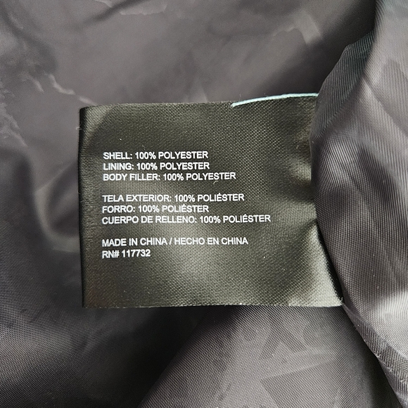 Gerry Quilted Puffer Jacket Blue Long Sleeve Full Zip Lightweight Coat XL - Picture 9 of 10